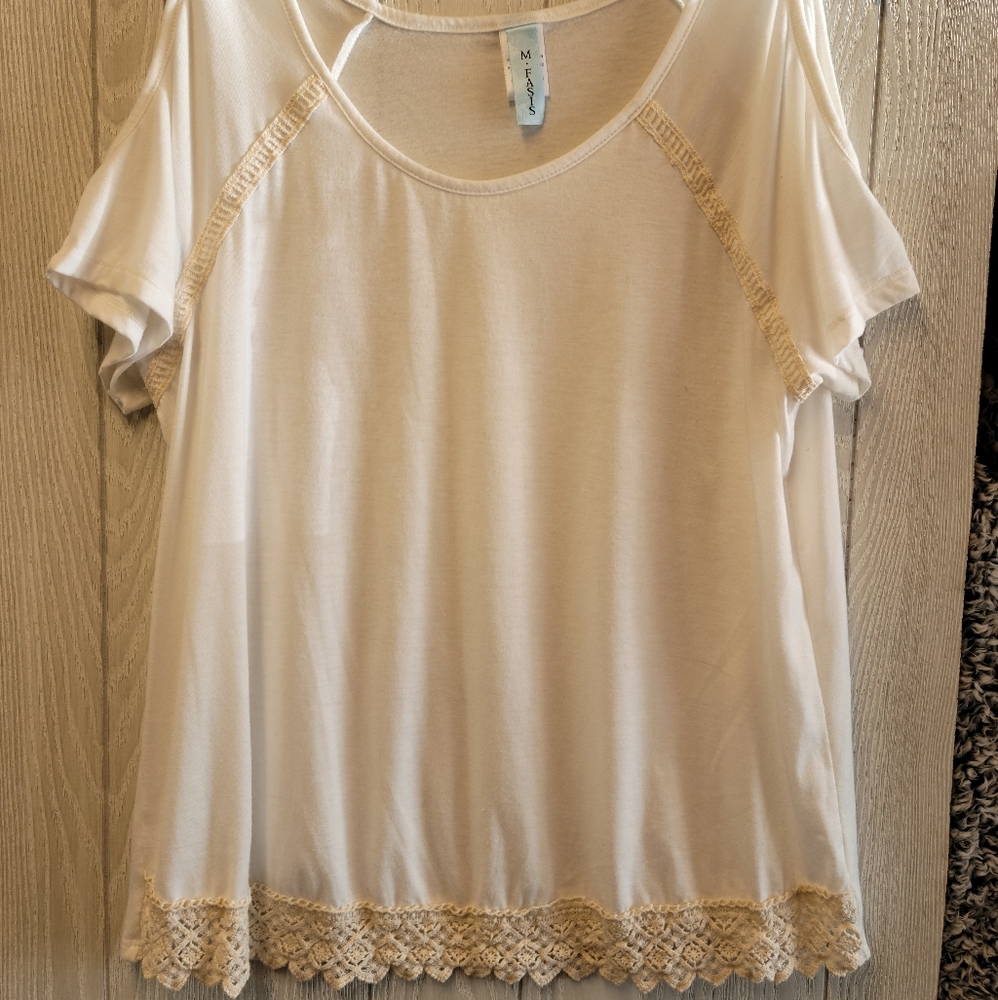 M Fasis Cold Shoulder Top